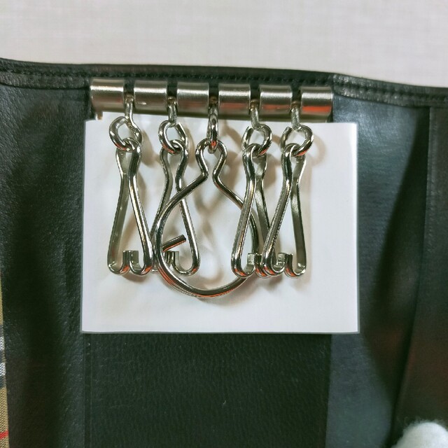 BURBERRY バーバリー キーケース 黒色 本革 レザー 5連 【新発売