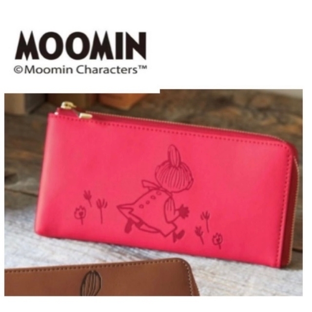 MOOMIN(ムーミン)のムーミン 牛革 本革ラウンドファスナー 長財布　ミイ レディースのファッション小物(財布)の商品写真