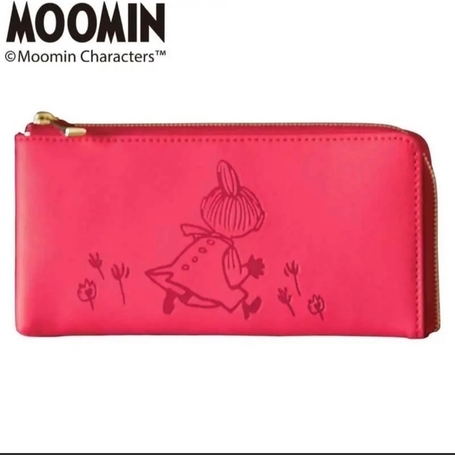 MOOMIN(ムーミン)のムーミン 牛革 本革ラウンドファスナー 長財布　ミイ レディースのファッション小物(財布)の商品写真