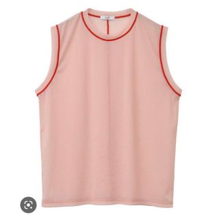 クラネ(CLANE)のCLANE♡COLOR LINE SHEER NO SLEEVE TOPS(シャツ/ブラウス(半袖/袖なし))