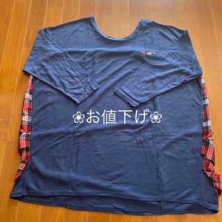 アズノゥアズドゥバズ(as know as de base)のas know as  base  長袖デザインTシャツ3Lサイズ該当(シャツ/ブラウス(長袖/七分))