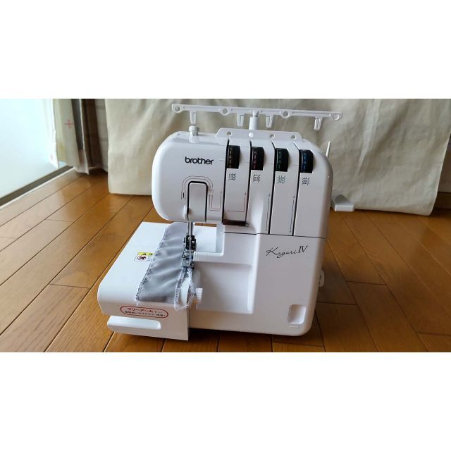 日本製・綿100% brother ブラザー ロックミシン KagariⅣ 2本針4本糸