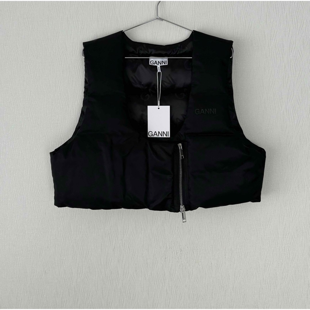 【新品】GANNI ガニー ブラック ベスト ジャケット