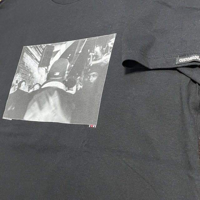 【STUSSY】90s old stussy フォトTシャツ 黒 XL ⑤