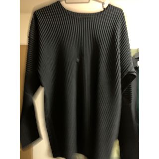 イッセイミヤケ(ISSEY MIYAKE)の難あり　homme plisse ISSEY MIYAKEカットソー　サイズ3(Tシャツ/カットソー(七分/長袖))