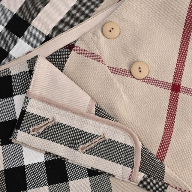 BURBERRY(バーバリー)のBurberry London ノバチェック コットン混 ラップ スカート レディースのスカート(その他)の商品写真