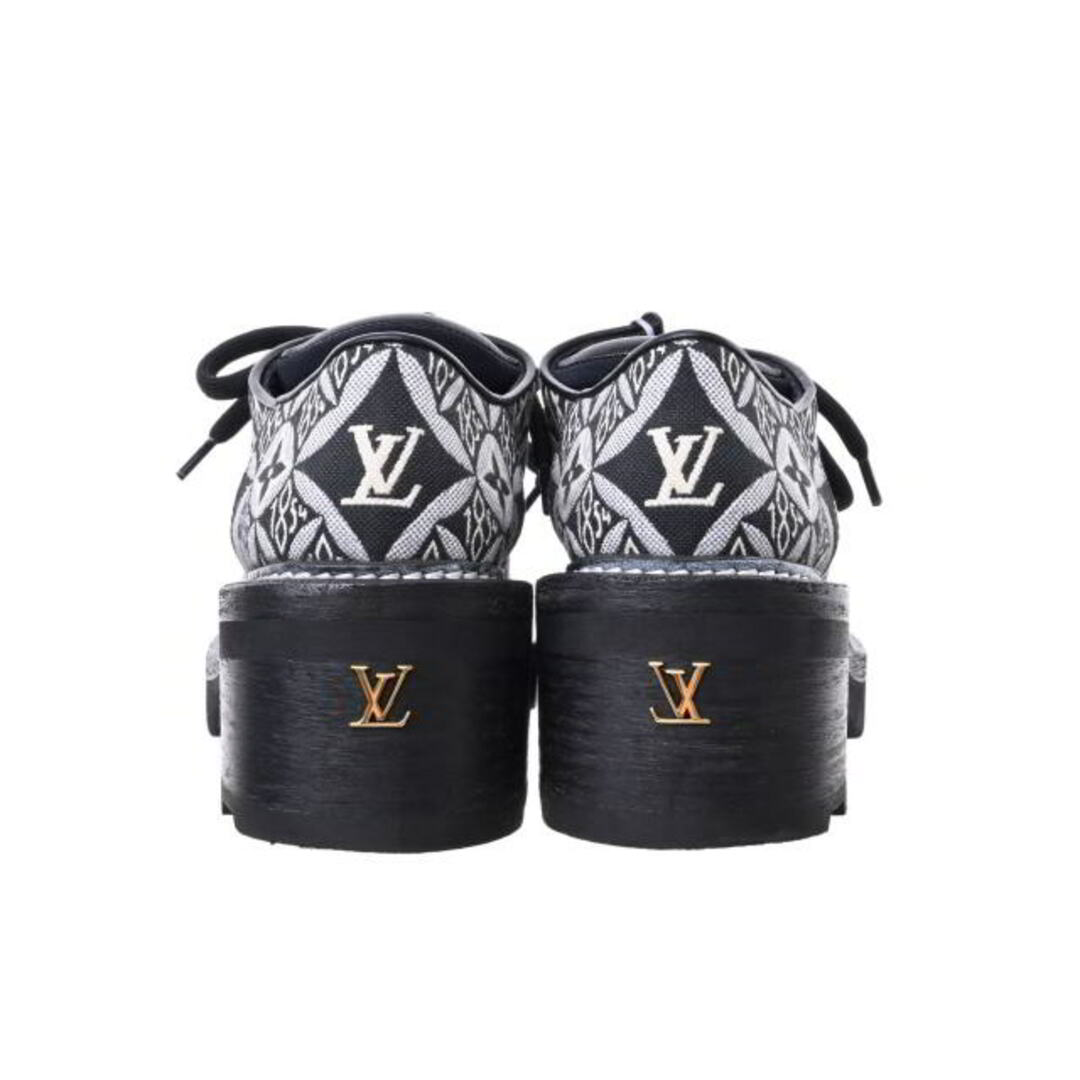 LOUIS VUITTON LVボブールライン ダビー チャンキーヒールシューズ