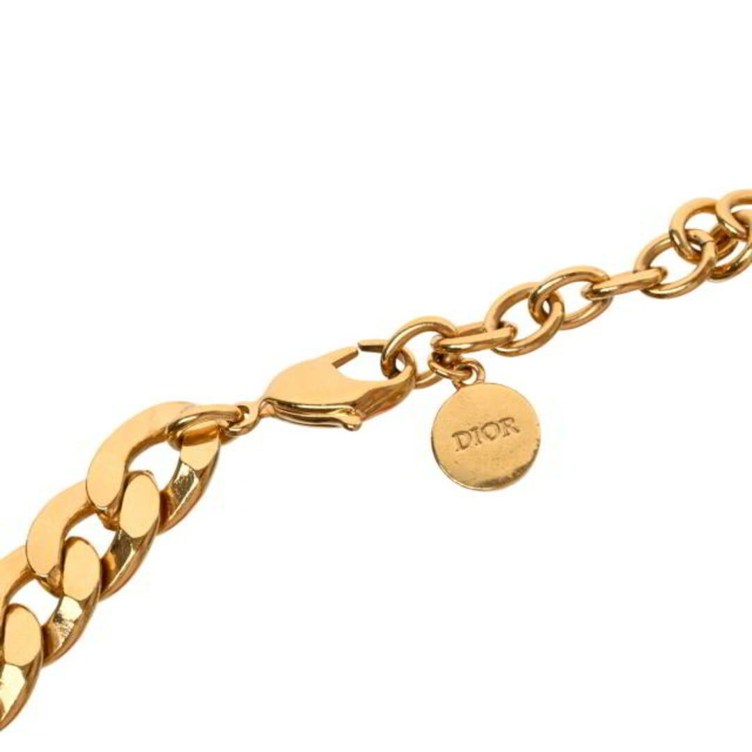 ディオール  Dior CDロゴ チェーンリンク ネックレス　ゴールド