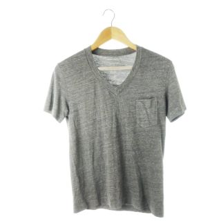 ユナイテッドアローズ(UNITED ARROWS)のユナイテッドアローズ Tシャツ Vネック 半袖 薄手 ポケット 杢 XS グレー(Tシャツ/カットソー(半袖/袖なし))