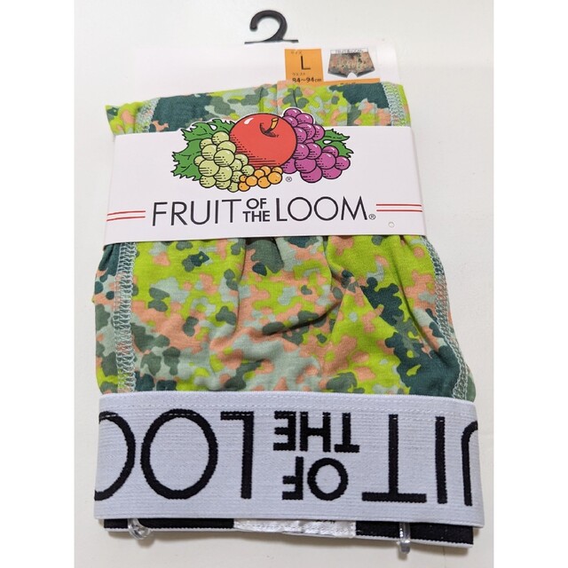 FRUIT OF THE LOOM(フルーツオブザルーム)のFRUIT OF THE LOOM  ボクサーパンツ メンズ カモグリーン L メンズのアンダーウェア(ボクサーパンツ)の商品写真