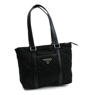 プラダ トートバッグ BR4819 レザー シルバー PRADA 肩掛け