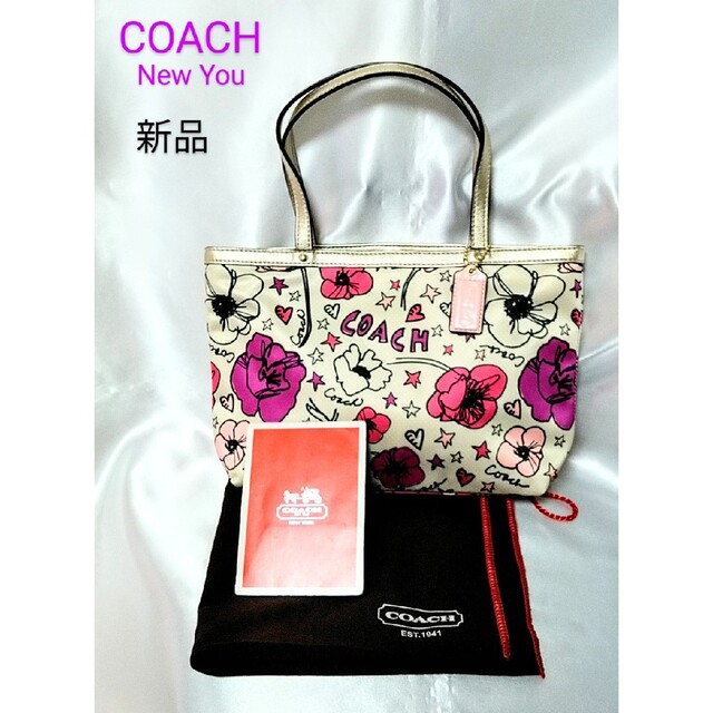 【新品未使用!!】COACH★とても可愛いお洒落な★ポーチ・ハンドバッグ正規品