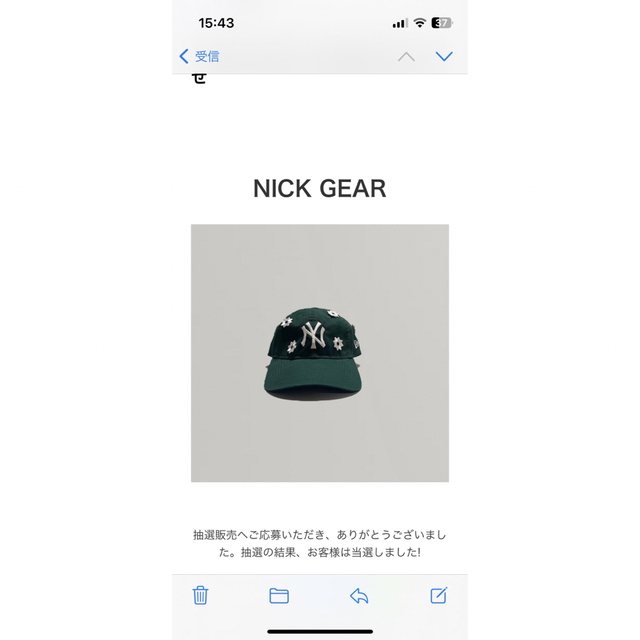  NICK GEAR newera 3D flower cap メンズの帽子(キャップ)の商品写真