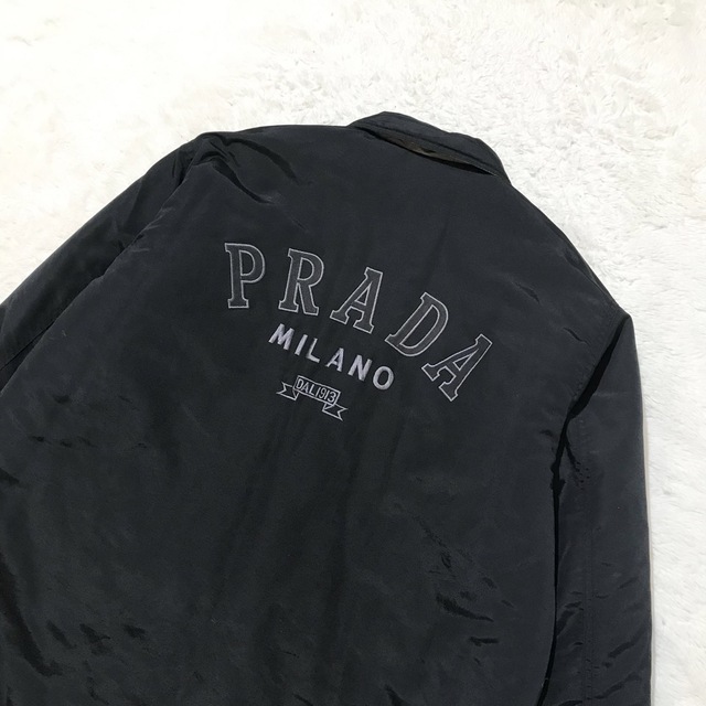 美品 PRADA プラダ リバーシブルブルゾン