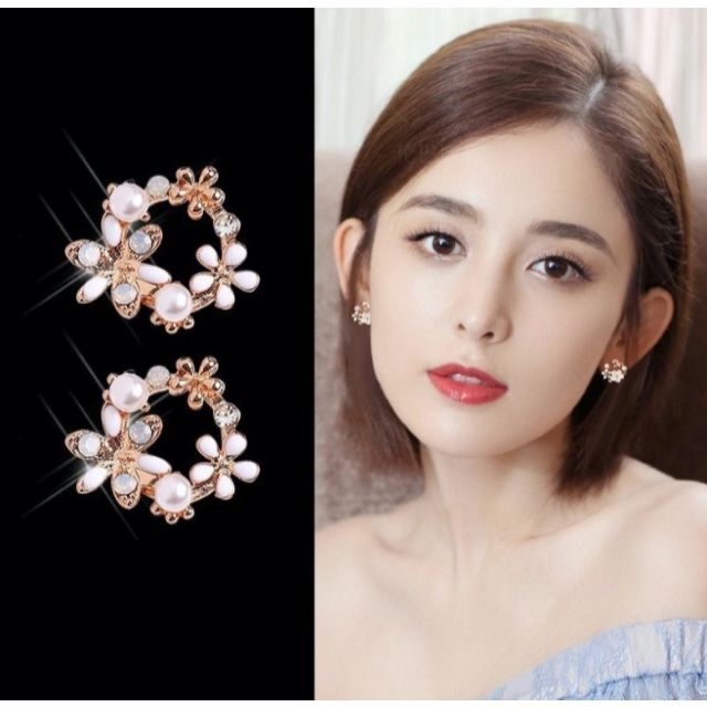 S925】花輪 ピアス オパール リング状 シルバー925 ゴールドの通販 by 【週末セール中】セット割あります|ラクマ 花輪 ピアス オパール リング状 シルバー925 ゴールド