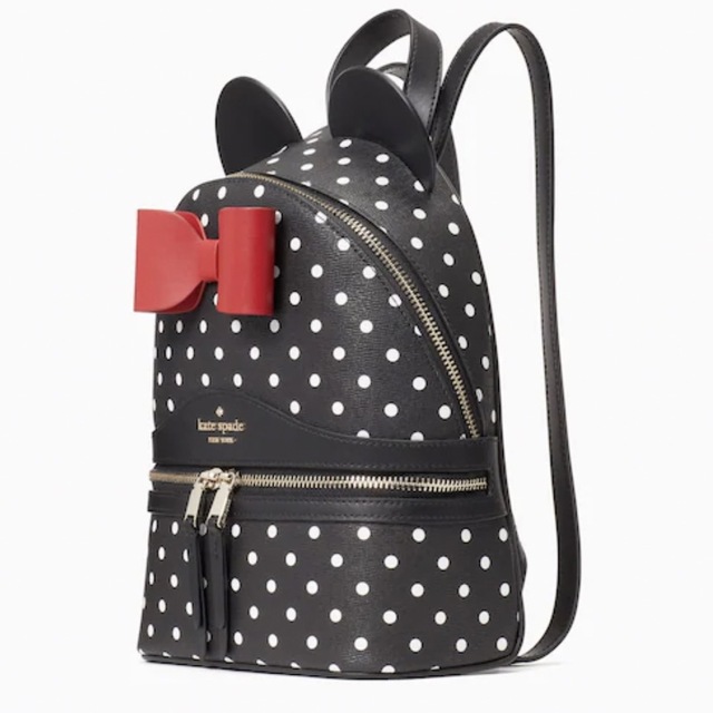 kate spade new york(ケイトスペードニューヨーク)の新品タグ付きKate spade×Disneyミニーちゃんドームバックパック レディースのバッグ(リュック/バックパック)の商品写真