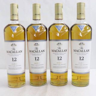 サントリー - 【4本セット】マッカラン 12年 トリプルカスクの通販 by