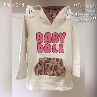 ベビードール(BABYDOLL)のBABY DOLLトレーナーワンピース100(ワンピース)