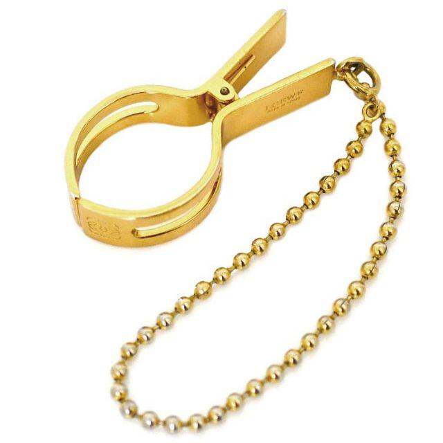 ロエベ グローブホルダー ゴールド 美品 GP 中古 ファッションの ...