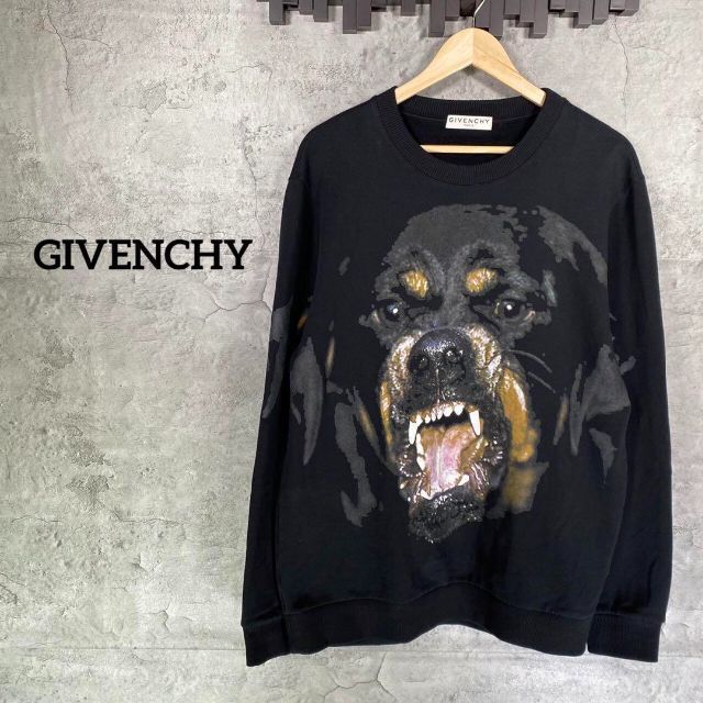 GIVENCHY』ジバンシー (M) ロットワイラープリントスウェット