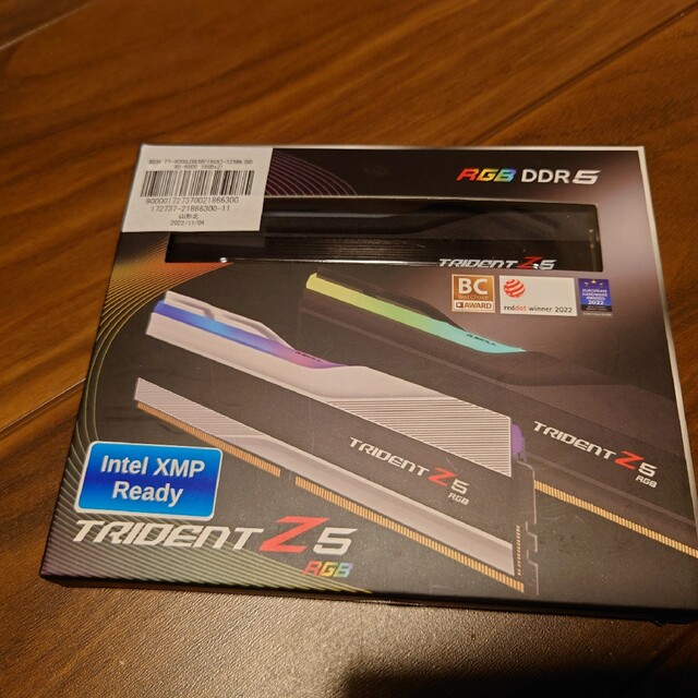 G.Skill Trident Z5 RGB 6000MHz 16GBx2PC/タブレット