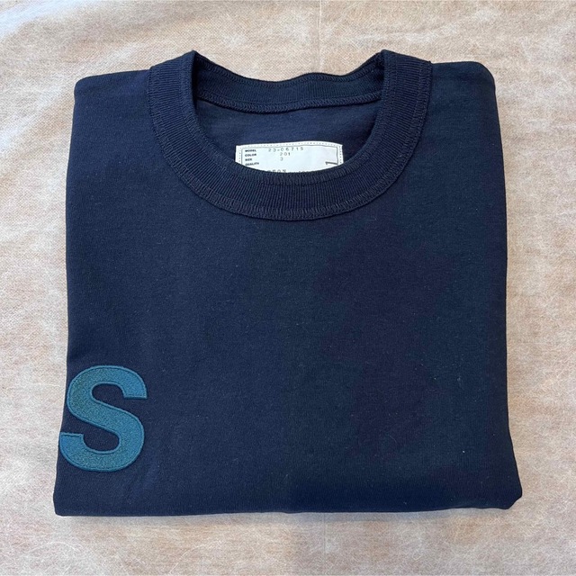 Sacai 22AW 青山店限定ロゴ刺繍Tシャツ メンズ 4