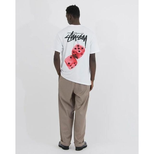 【新品】stussy Tシャツ　サイズS ホワイト 3