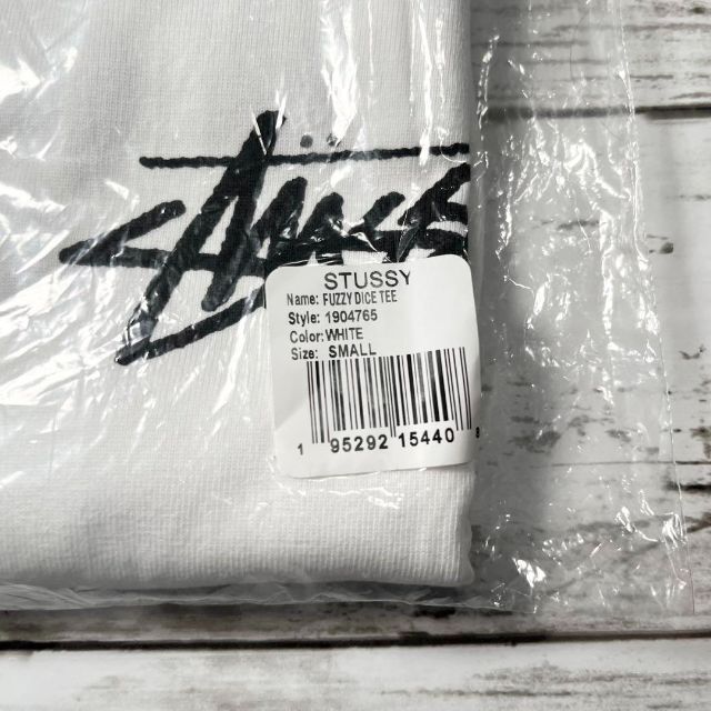 【新品】stussy Tシャツ　サイズS ホワイト 6