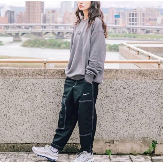 NIKE(ナイキ)のナイキ　NSW スウッシュ ウーブン ジャケット パンツ セットアップ　S レディースのジャケット/アウター(ナイロンジャケット)の商品写真