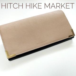 HITCH HIKE MARKET　2つ折り財布　牛革　ベージュ