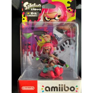 ニンテンドースイッチ(Nintendo Switch)の新品未開封・丁寧に梱包　amiibo ガール　ネオンピンク(ゲームキャラクター)