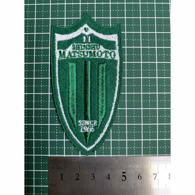 アイロンワッペン 松本山雅FC 刺繍 スポーツ/アウトドアのサッカー/フットサル(応援グッズ)の商品写真