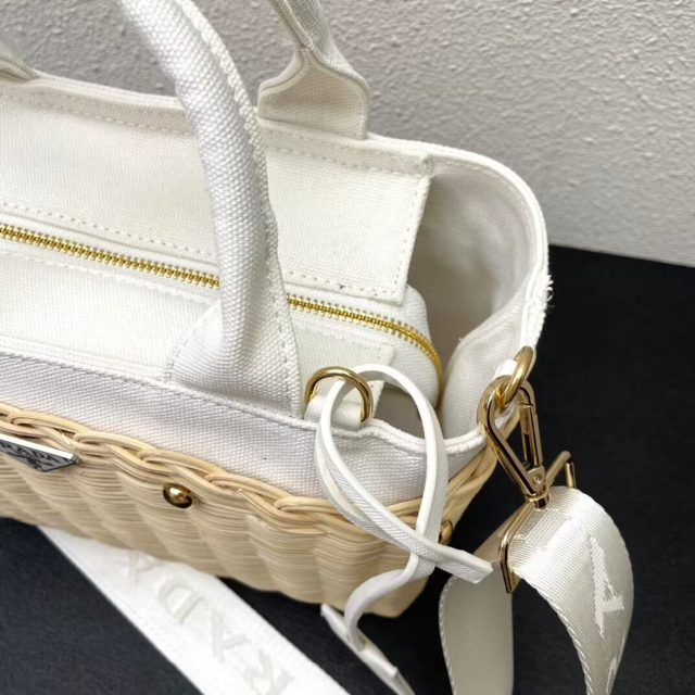 極美品 プラダ 2way カゴバッグ ハンドバッグ ショルダーバッグ