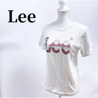 リー(Lee)のＬｅｅリーアメリカンロゴＴシャツ半袖丸首白ホワイトLeeシンプルロゴS(Tシャツ(半袖/袖なし))