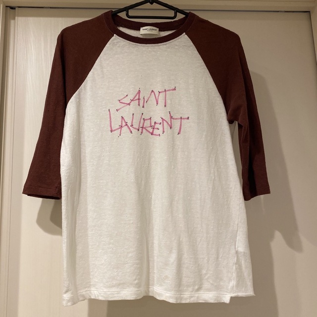 新品未使用】 サン ローラン SAINT LAURENT ヴィンテージ加工 Tシャツ ...