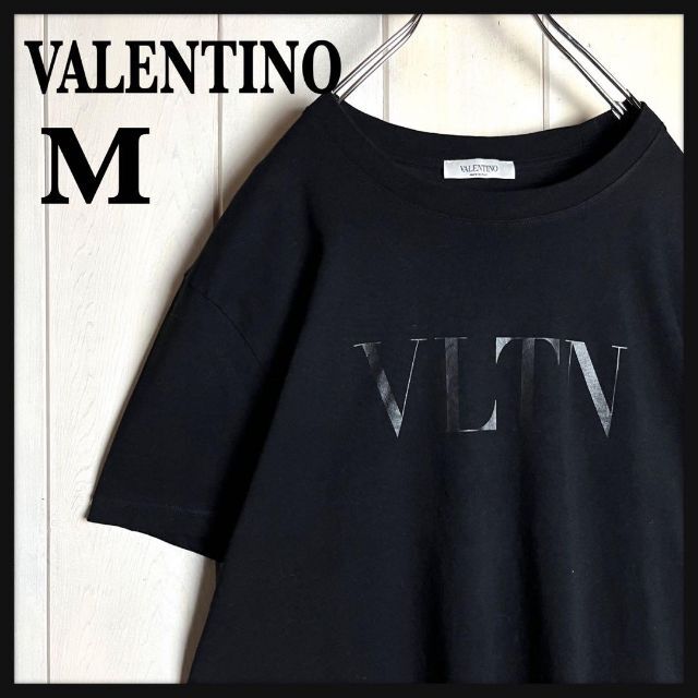 【希少デザイン】ヴァレンティノ☆センターロゴ入りTシャツ VLTN 入手困難