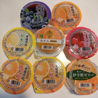愛媛の柑橘＆フルーツゼリー 8個詰め合わせ(菓子/デザート)