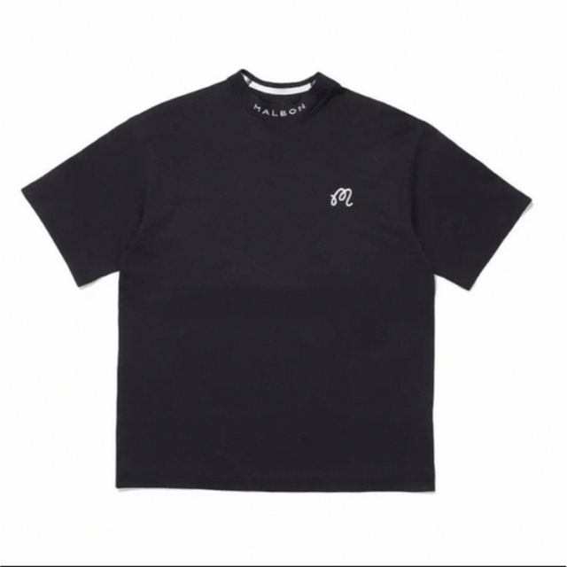マルボン MALBON モックネック 刺繍 ゴルフウェア メンズ 黒 XXL - ウエア Malbongolf マルボンゴルフ モックネック Tシャツ 黒 ブラック XL