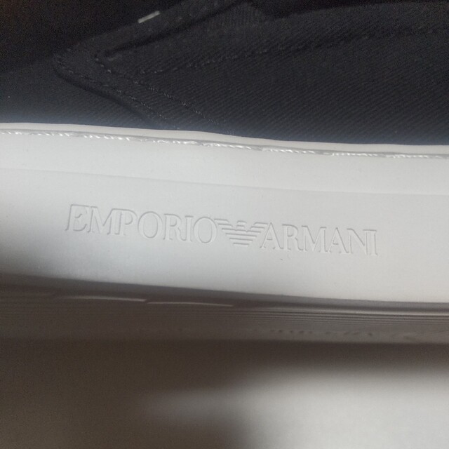 Emporio Armani(エンポリオアルマーニ)の新品・未使用 EMPORIO ARMANI スリッポン シューズ 靴 メンズの靴/シューズ(スリッポン/モカシン)の商品写真