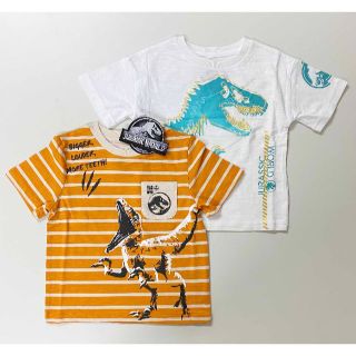 ユニバーサルスタジオジャパン(USJ)の新品 2枚セット 100 ★ ジュラシックワールド 半袖 Tシャツ キッズ 3T(Tシャツ/カットソー)