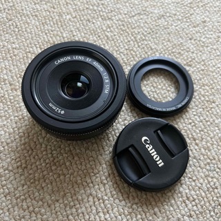 Canon EF40mm F2.8 STM 純正フード付き(レンズ(単焦点))