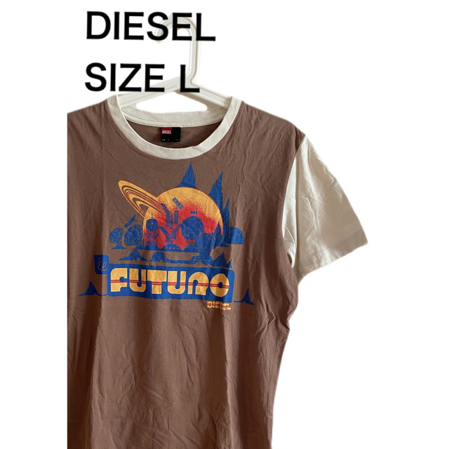 DIESEL - DIESEL ディーゼル ツートン プリント Tシャツ FUTURO サイズ