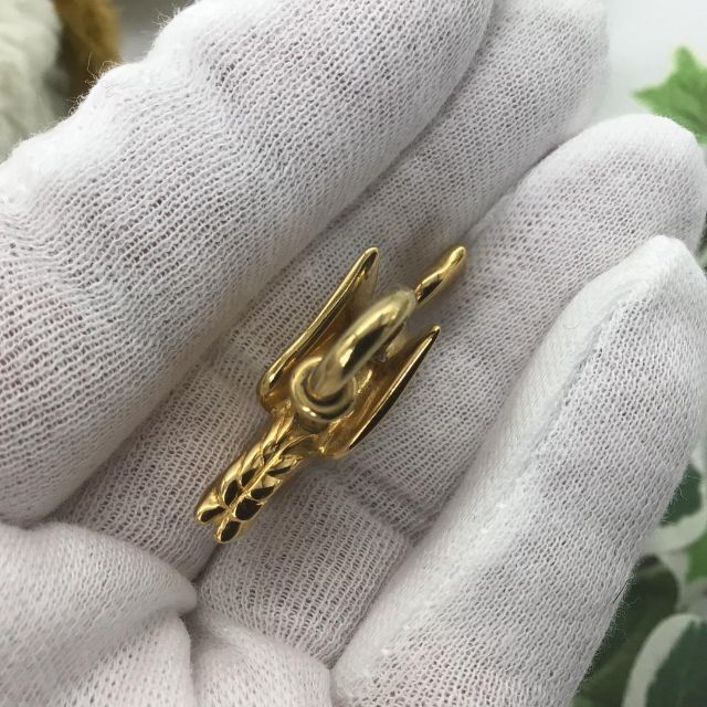 幻想的 HERMES エルメス ペガサス カデナ 南京錠 ネックレス ゴールド