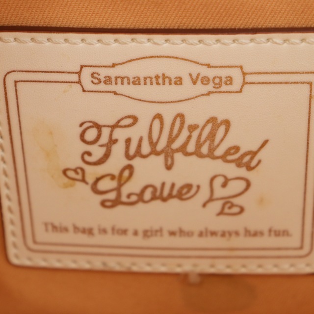 Samantha Vega(サマンサベガ)のサマンサベガ トートバッグ ショルダーバッグ 2WAY レザー ベージュ レディースのバッグ(ショルダーバッグ)の商品写真