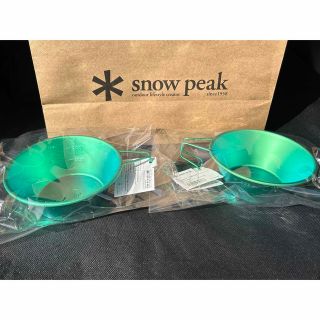 スノーピーク(Snow Peak)の２個セット【白馬限定】スノーピーク  カラーシェラカップ　新品(食器)