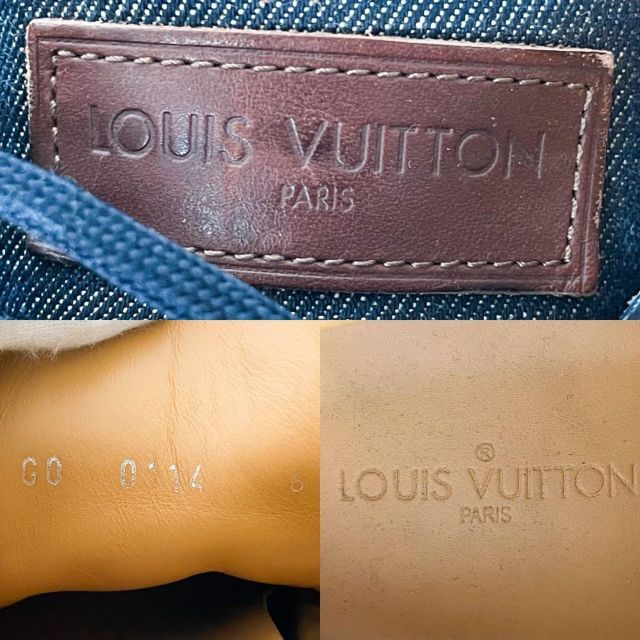 美品✨】 ルイヴィトン デニム メンズ スニーカー エスパドリーユ LV