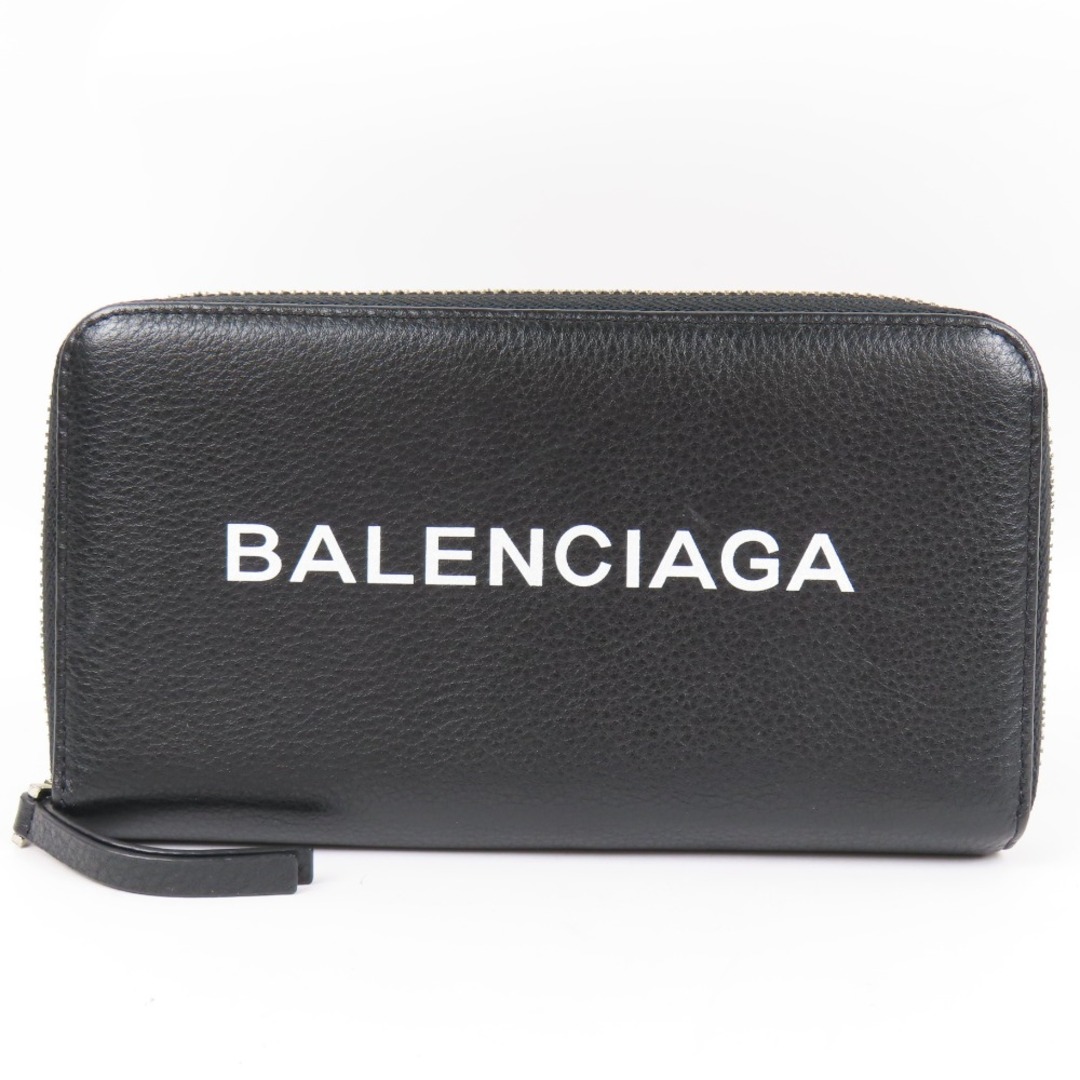 新品同様美品 BALENCIAGA バレンシアガ エブリディ ロゴ ラウンド