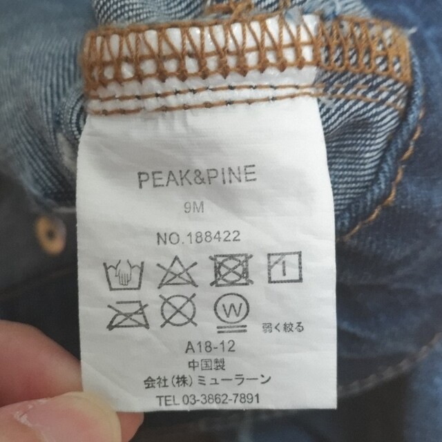 PEAK&PINE(ピークアンドパイン)のPEAK＆PINE 水着デニムショートパンツ レディースの水着/浴衣(水着)の商品写真