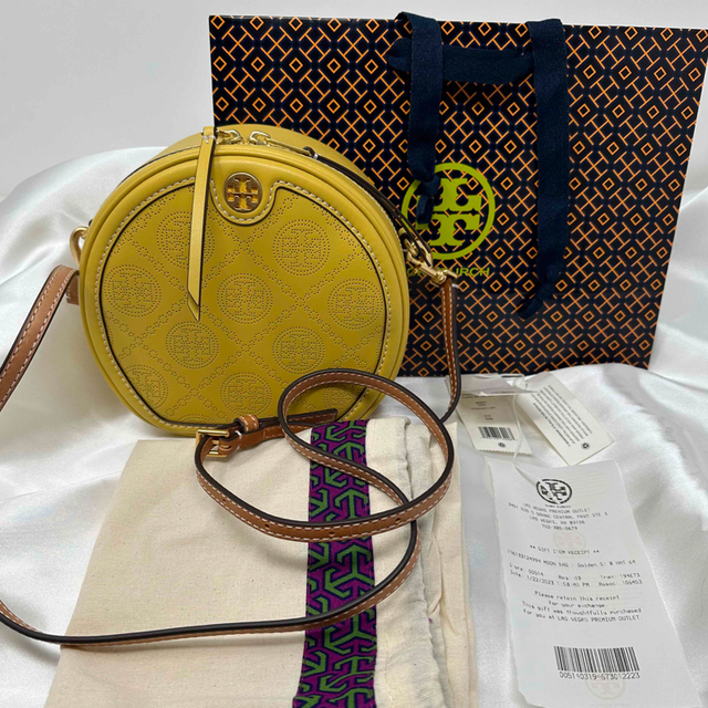 美品 TORY BURCH トリーバーチ モノグラム サークルショルダーバッグ