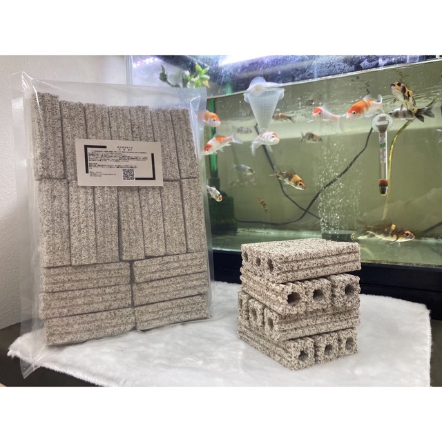 業者様愛され高品質納豆菌入り多孔質角棒ろ材 300+30新品未使用即時